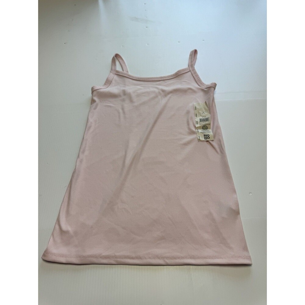 No Boundaries Ribbed Cami Tank Top Pink Cameo Small 4-6 NWT